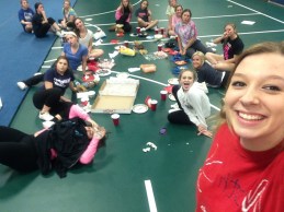 Oops, sometimes we like to eat a lot in practice...